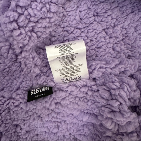 NWT Disney Minnie Mouse Pink Zip Up Hoodie Size 4T - Picture 8 of 9